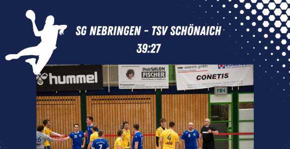 Erneute Niederlage der Zweiten Mannschaft – 39:27 gegen die SG Nebringen/Reusten 2
