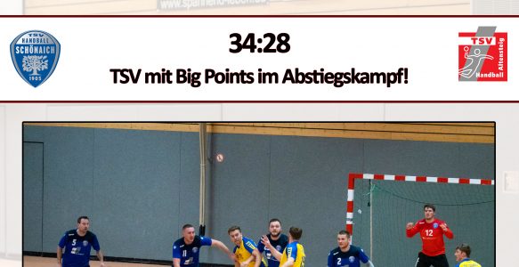 Weitere Big-Points für den TSV Schönaich im Abstiegskampf der Bezirksliga