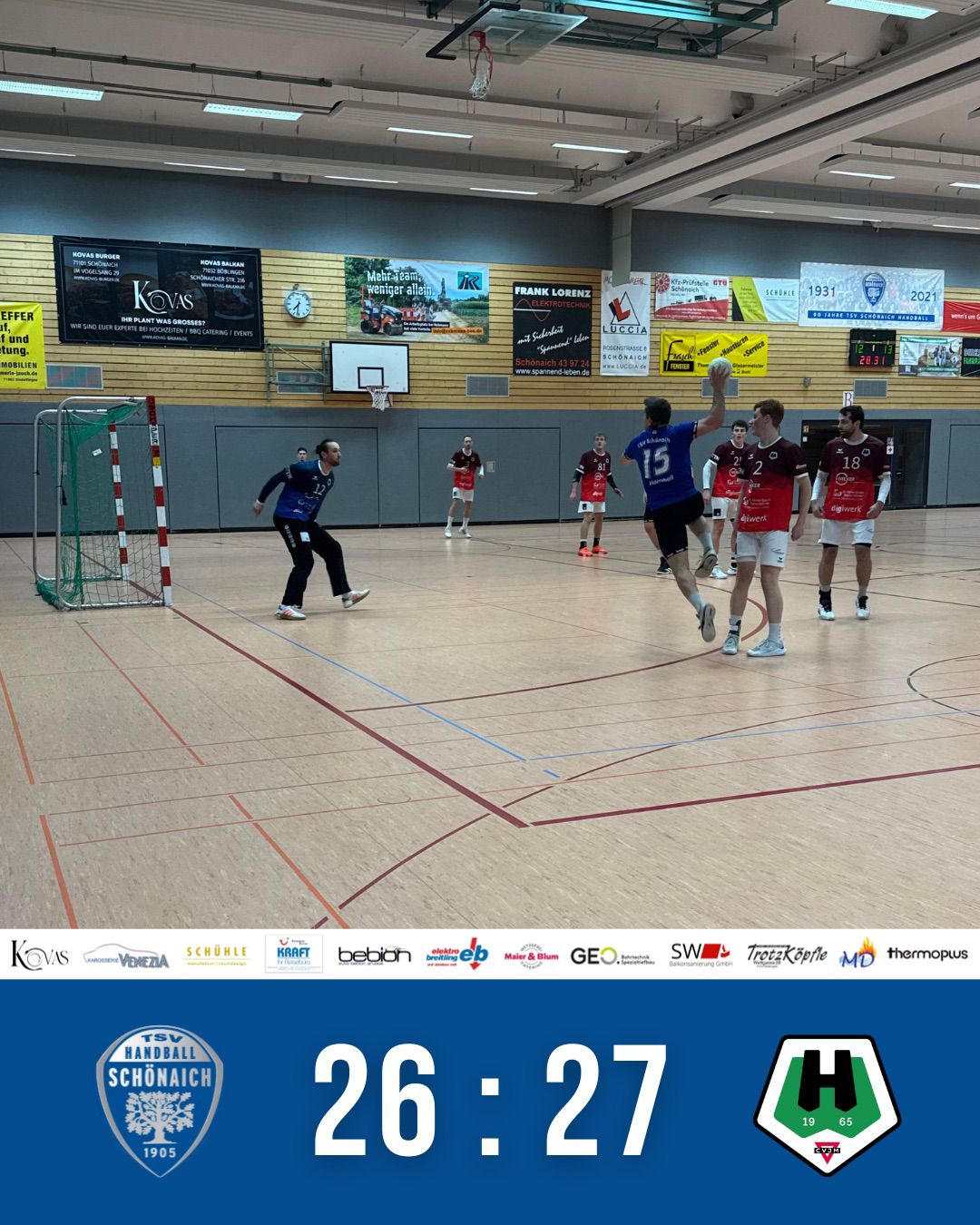 M1 unterliegt knapp gegen Walddorfhäslach