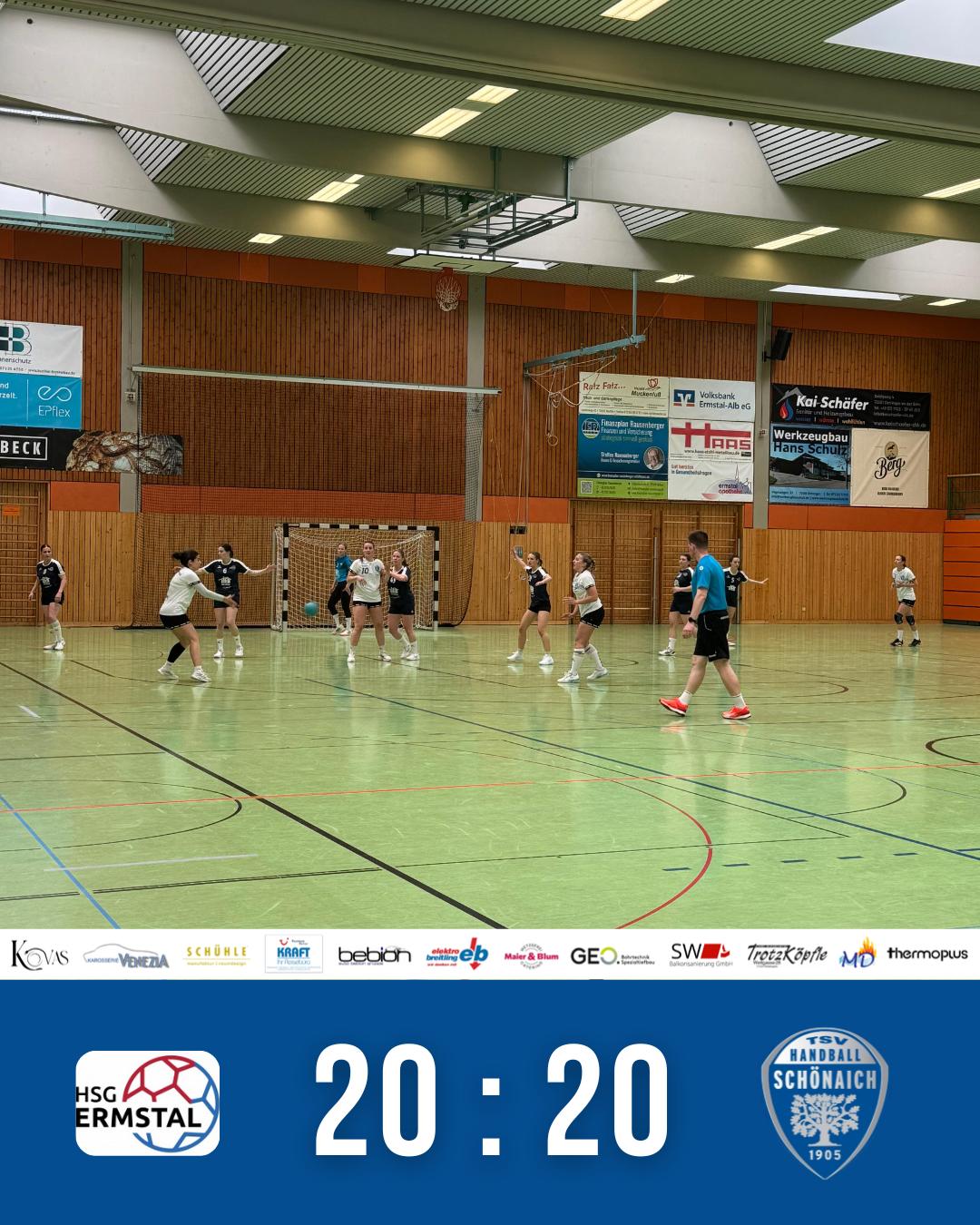 Frauen spielen Unentschieden gegen Ermstal