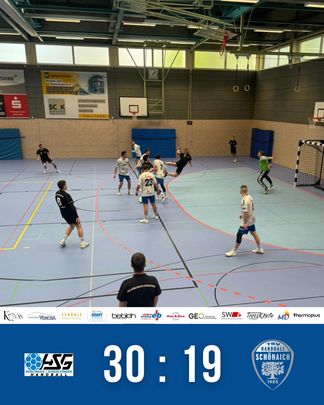 Männer 1: Derbyniederlage in Böblingen